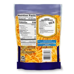 Great Value Mild Cheddar Finely Shredded Cheese, 8 oz Bag - Thumbnail 7