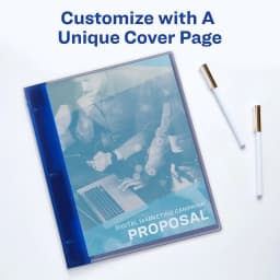 Avery Flexible Binder, 0.5 in. Ring, Blue (17670) - Thumbnail 5
