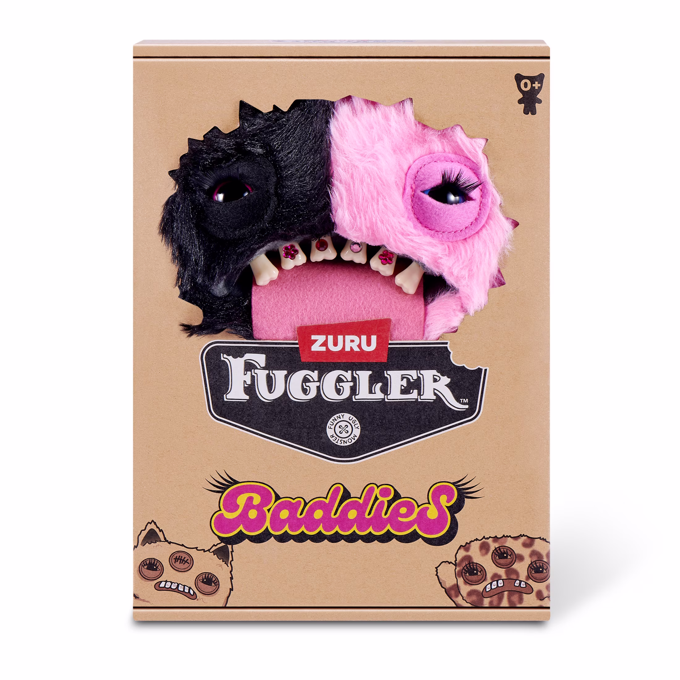 Fuggler Baddies Fuggs 9 Inch (Wide Eyed Weirdo) by ZURU - Ugly Monster Plush for All Ages - Thumbnail 10