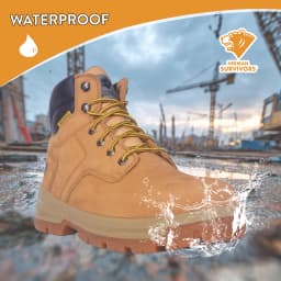 Herman Survivors Men's Boulder Waterproof 6 in Steel Toe Work Boots - Thumbnail 6
