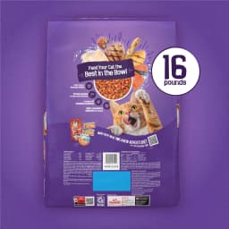 (2 pack) Purina Friskies Surfin and Turfin Favorites Dry Cat Food Flavors of Chicken, Whitefish, Salmon and Filet Mignon, 16 lb Bag - Thumbnail 8
