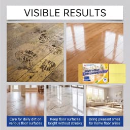 Multi-Effect Floor Cleaning Sheets, Streak-Free Long Fresh Household Floor Cleaner for Hardwood Tile Vinyl Flooring - Thumbnail 5