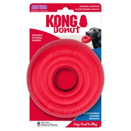 KONG® Donut Durable Dog Chew Toy, Red, Large/Extra Large - Thumbnail 2