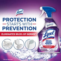 Lysol Mold and Mildew Remover Bathroom Cleaning Spray, Soap Scum and Shine Disinfectant 32 fl oz - 3 count - Thumbnail 5