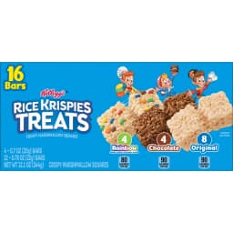 Rice Krispies Treats Variety Pack Chewy Crispy Marshmallow Squares, Kids Snacks, 12.1 oz, 16 Count - Thumbnail 8
