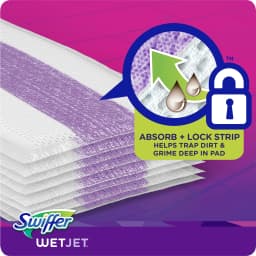 Swiffer Wet Jet Mop Cleaning Pads Refill, Floor Cleaner for Mopping Wood, Laminate, Tile, 24 Count - Thumbnail 3