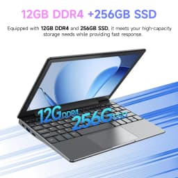 Metal Case Portable Business Mini Laptop Computer Office Travel & Students, Work small Laptop - Grey Laptop - Thumbnail 4