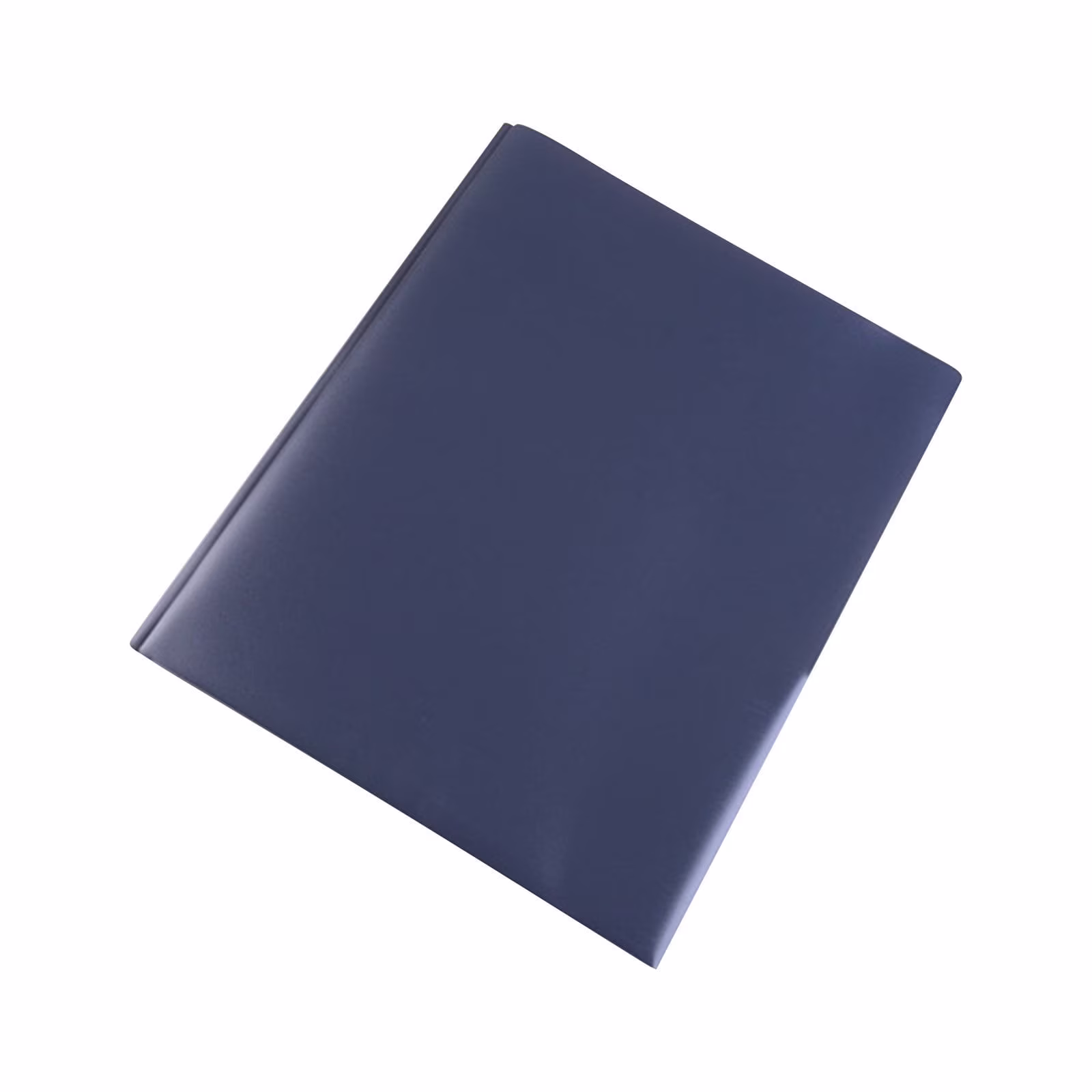 Two-Pocket Folder Plastic Colored File Folder Durable Pocket Folders with Prongs Letter Size Paper Folders with Metal Prong Fastener Clips, Blue - Thumbnail 4