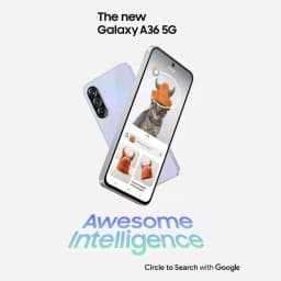 Samsung Galaxy A36 5G AI, 256GB+8GB RAM, Android Smartphone, International Version, Unlocked - Awesome Black - Thumbnail 3