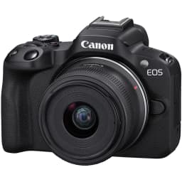 Canon EOS R50 Mirrorless Camera with RF-S 18-45mm f/4.5-6.3 IS STM And 420-800mm f/8 Manual Super HD Telephoto Lens + 64GB Memory + Extra Battery - Thumbnail 5