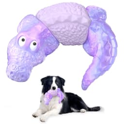 Pet Deluxe Dog Toys for Super Aggresive Chewers Indestructible Interactive Tough Dog Chew Crocodile Toy Heavy Duty Durable Toys Teeth Cleaning - Thumbnail 1