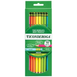Dixon Ticonderoga No. 2 Assorted Neon Pencils (Pack of 2) - Thumbnail 2