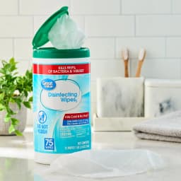 Great Value Disinfecting Wipes, Fresh Scent, 75 Count - Thumbnail 2