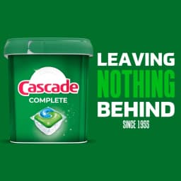 Cascade Complete Dishwasher Detergent Fresh, 33ct - Thumbnail 5