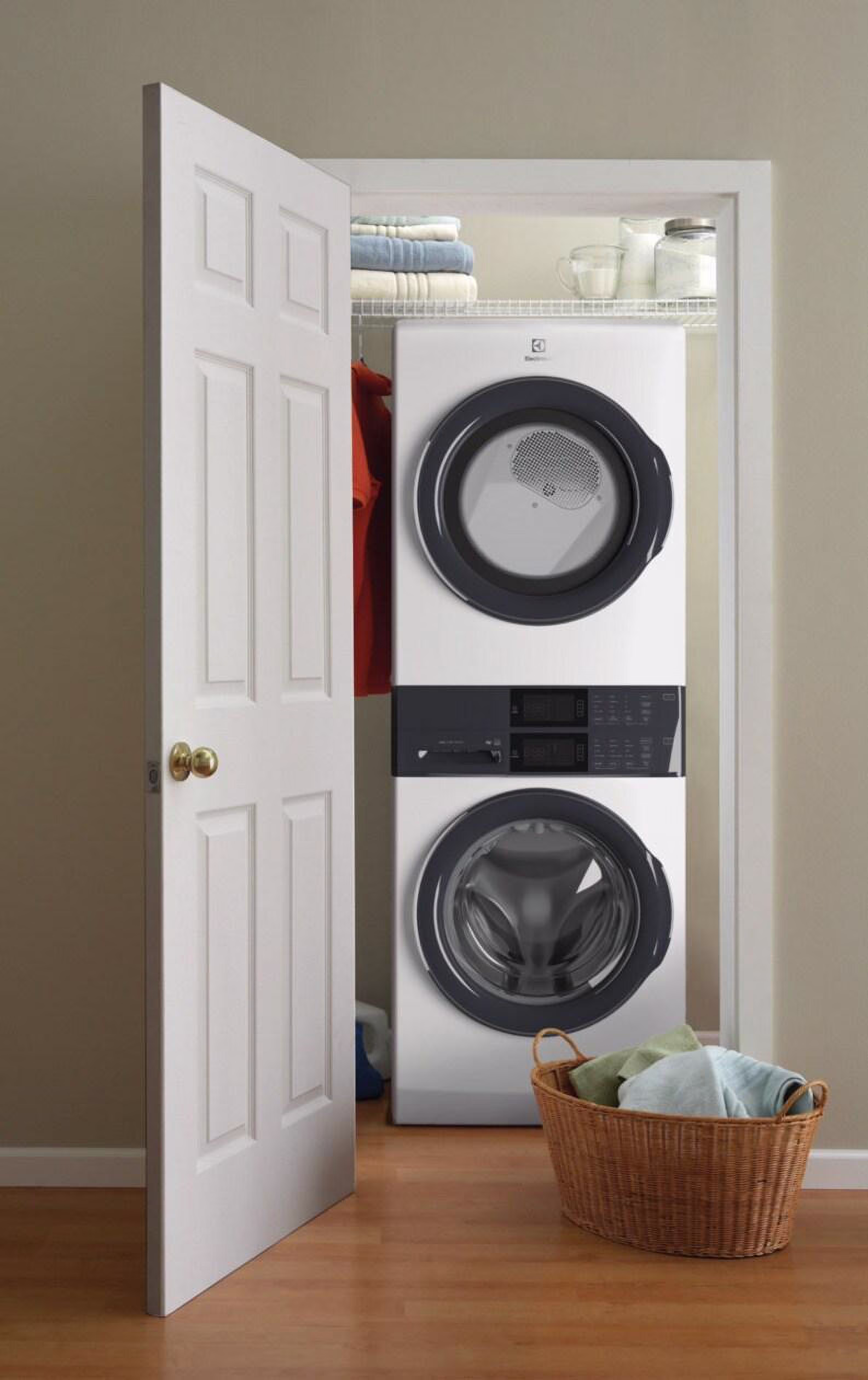 Electrolux 300 Series Electric Dryer Laundry Tower With Smartboost Technology, LuxCare Plus Wash System White ELTE7300AW - Thumbnail 5
