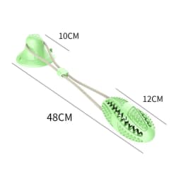 Pet Dog TPR Sucker Chews, Molars And Cleans Teeth Interactive Leaking Toy - Thumbnail 2