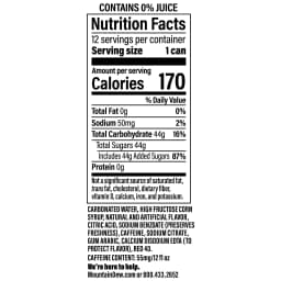 Mountain Dew Soda Dragon Fruit 12 fl oz, 12 Count - Thumbnail 5