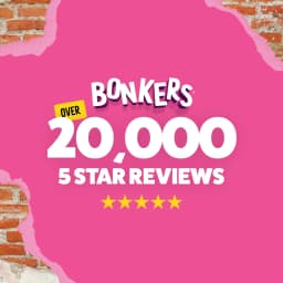 BONKERS Fuggler Grin Grin Squeaky & Plush Dog Toy for Playtime, Blue, 8 inches - Thumbnail 5