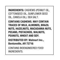 Great Value Deluxe Whole Cashews, Salted, 16 oz - Thumbnail 4