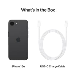 Cricket Wireless Apple iPhone 16e 8GB RAM (Prepaid), Midnight - Thumbnail 11