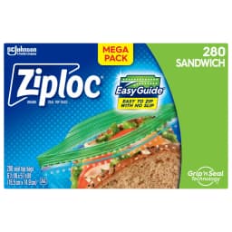 Ziploc® Sandwich Bags with EasyGuide™ 280 Count - Thumbnail 7
