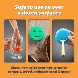Two Pack Scrub Daddy Pack 6 Count Colors Flexible Non Scratch 3X2 Sponges - Thumbnail 6