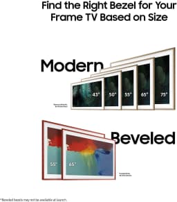 Samsung VGSCFA85BWBZA Customizable Bezel for the 2021 85" The Frame TV (Modern Brown) - Thumbnail 12