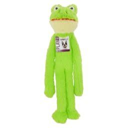 Multipet Swingin' Slevin Frog, Plush Dog Toy, Green, 5 Squeakers, 21 inches - Thumbnail 8