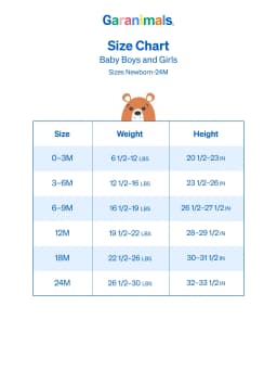 Garanimals Newborn & Baby 100% Cotton Long Sleeve Bodysuits, Sizes 0–24M, 4-Pack - Thumbnail 9