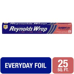 Reynolds Wrap Everyday Strength Aluminum Foil Roll, 12 inches Wide, 25 Total Sq. Ft - Thumbnail 1