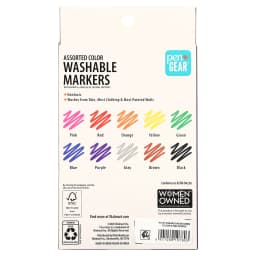 Pen+Gear Washable Markers, Fine Tip, Assorted Colors, 10 Count - Thumbnail 5