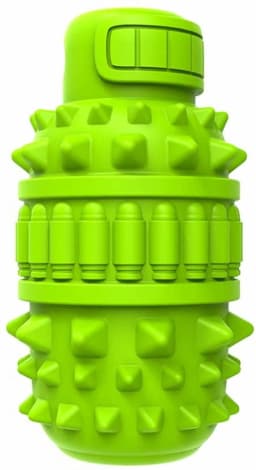 URRU Dog Toy for Aggressive Chewers, Indestructible Dog Chew Toys Squeaky , Interactive Tough Durable for Large Breed(Green,Large) - Thumbnail 9