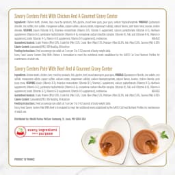 Purina Fancy Feast Savory Centers Wet Cat Food Pate Variety Pack With Chicken, Salmon, Beef, and Tuna Pate with Gravy Center, 3 oz Cans, 12 Pack - Thumbnail 6