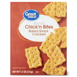 Great Value Chick'n Bites Baked Snack Crackers, 7.5 oz - Thumbnail 1