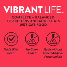 Vibrant Life Beef Dinner Roasted Flavor in Gravy Wet Cat Food, 3 oz Can - Thumbnail 11