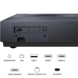 Restored Hisense PT1 Ultra Short Throw Triple Laser Projector, 4K UHD, Google TV, 80'' - 150'', 2500 Lumens - Thumbnail 8