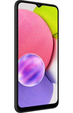Boost Mobile Samsung A03, 32 GB, Black - Prepaid Smartphone - Thumbnail 1