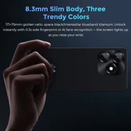 MIRO S69 Pro 5G Unlocked Phone 6.9" 120Hz Display 8GB + 256GB Storage 50MP Camera 5000mAh Battery Android 15 Dual SIM Fingerprint Black - Thumbnail 6