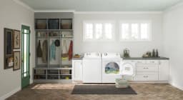 Amana 6.5 cu ft 240 mV White Electric Automatic Dryer - Thumbnail 5