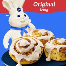 Pillsbury Cinnamon Rolls with Original Icing, Refrigerated Canned Pastry Dough, 5 Rolls, 7.3 oz - Thumbnail 2