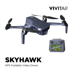 Vivitar SkyHawk GPS Foldable Aerial Drone for Adults with 2.7K HD Camera, 16-Minute Flight Time & Wireless Controller - Thumbnail 2