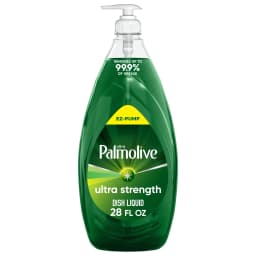 Palmolive Ultra Strength Liquid Dish Soap, Grease Cutting, 28 fl oz EZ-Pump, EZ-Clean Bottle - Thumbnail 1