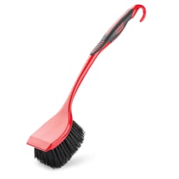 Libman High Power Red and Black Long Handle Scrub Brush 3.75 Inch Width - Thumbnail 4