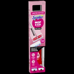Swiffer Pink Limited Edition Mop & Go Deluxe, 2-in-1 Floor Mopping and Sweeping Kit, 1 Device, 6 Mop Refills, 2 Sweep Refills - Thumbnail 4