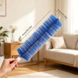 Bendable Fan Cleaner Brush - Flexible Dust Remover for Ceiling Fans, Vents, Blinds & Car - Washable Reusable Duster - 2 Pack - Thumbnail 3