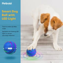 Petbobi Interactive Toy Dog Ball, Active Rolling Ball for Dogs with Flashing LED Light, Moving Bouncing Toys Ball for Medium Large Dogs, USB - Thumbnail 6