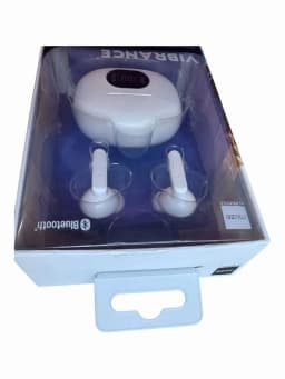 RHEA- Muze Bluetooth Vibrance True Wireless Earphones - Led Display - White - Thumbnail 6
