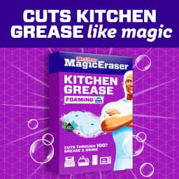 Mr. Clean Magic Eraser Sponge, Kitchen Grease, Unstopables Fresh, 3 Count - Thumbnail 2
