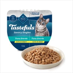 Blue Buffalo Tastefuls Savory Singles Wet Cat Food Paté, 2.6-oz. Twin Pack, Tuna - Thumbnail 1