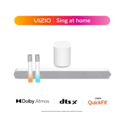 VIZIO MicMe 2.1 Karaoke Soundbar, 2 Wireless Microphones, Wireless Subwoofer w/ Dolby Atmos, DTS:X - Thumbnail 1